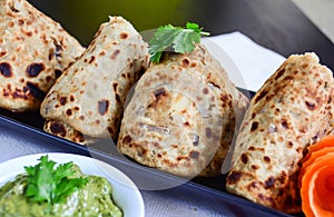 Aaloo Paratha or Potato Stuffed Flatbread