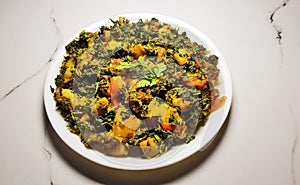 Aalu Methi dry curry