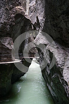 Aare Gorge (Aareschlucht) near Meiringen, Switzerland