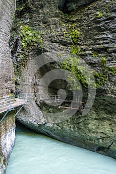 Aare Gorge in Switzerland