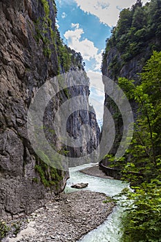 Aare Gorge in Switzerland