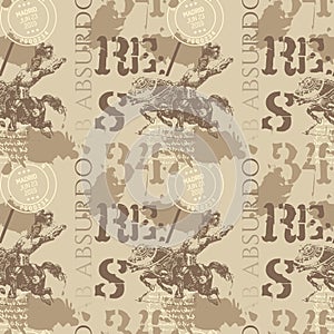 Ab absurdo Madrid knight vintage pattern
