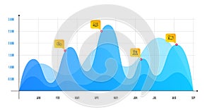 Ab testing, Report statistics and Pie chart icons set. Computer sign. Vector