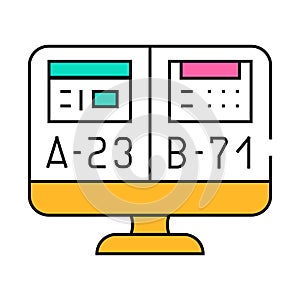 ab testing ux ui design icon color illustration