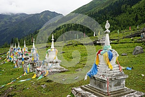Aba prefecture in sichuan province, four girls mountain