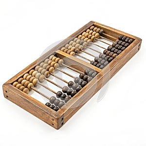 Abacus isolated on white background