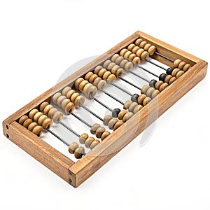 Abacus isolated on white background