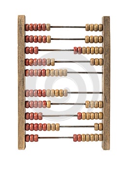 Abacus isolatedon white background