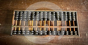 Abacus on the table