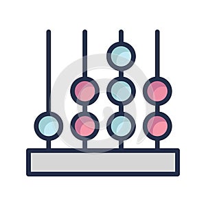Abacus Vector icon which can easily modify or edit