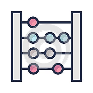 Abacus Vector icon which can easily modify or edit