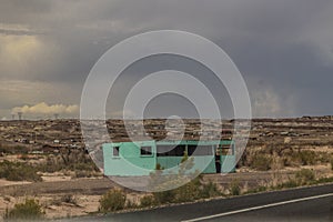 Abanded Structure on Way to Mounment Valley