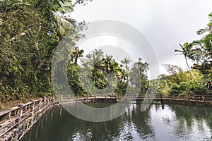Abandon Bano Grande Swim area in El Yunque National Forest, Puerto Rico photo