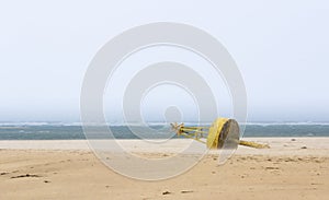 Abandon buoy at the beach at armona island Coast photo