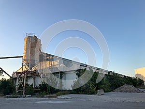 Abandon Cement Silo at Port Royal, South Carolina