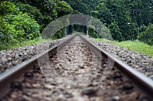 Abandon railway track