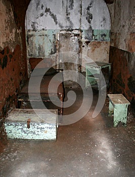 Abandoned Jail Cell of Eastern State Penitentiary