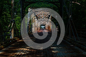 Abandoned Aetnaville Bridge - Ohio River - Wheeling, West Virginia and Martins Ferry, Ohio