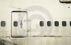 Abandoned airplane