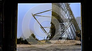 abandoned American base on MONTE LIMBARA, Sardinia, Italy. apocalyptic scenario