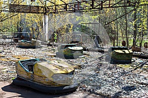 Abandoned amusement park in Pripyat, Chernobyl alienation zone