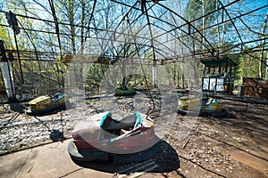 Abandoned amusement park in Pripyat, Chernobyl alienation zone