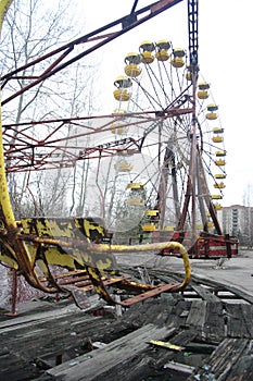 Abandoned amusements Pripyat, Chernobyl photo