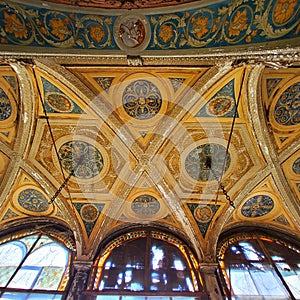 Abandoned Villa Becker in Turin city, Italy. Art, architecture and splendour photo