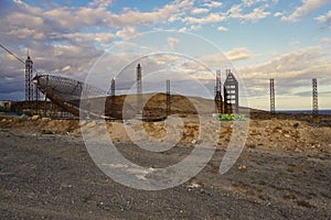 Remains of a thermoelectric plant in El MÃ©dano, Tenerife. Canary Islands photo