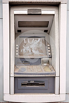 Abandoned ATM machine