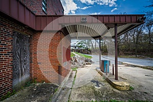 Abandoned bank in Mount Airy, Maryland.