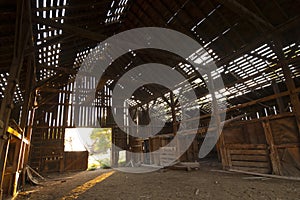 Abandoned Barn Inside