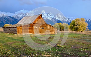 Abandoned barn at Mormon Row, Grand Teton