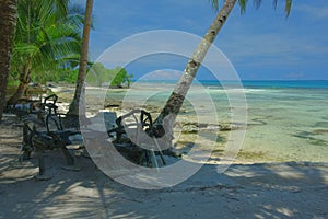 Abandoned beach