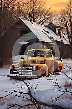 Abandoned Beauty: Capturing the Timeless Charm of an Old Truck i