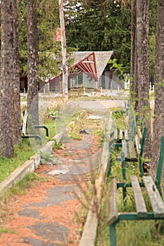 Abandoned benches