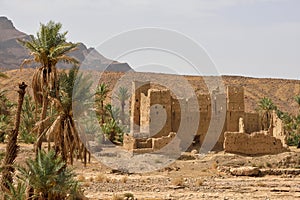 Abandoned berber village in Morocco