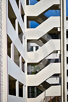 Abandoned block of flats in Singapore