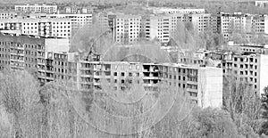 Abandoned block houses