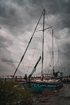 Abandoned boat