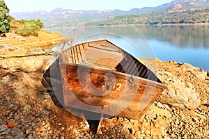 Abandoned Boat by the river