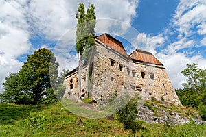 Abandoned brick building, Styria, Austria