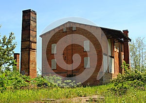 Abandoned brick factory. Caledon, Ontario, Canada