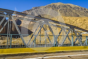 Abandoned Bridge, Andean Highway, Mendoza, Argentina