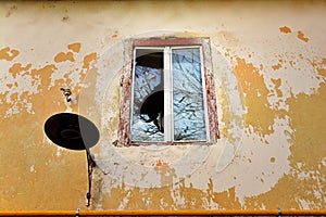 Abandoned building detail