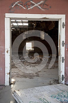 Abandoned Building Doorway