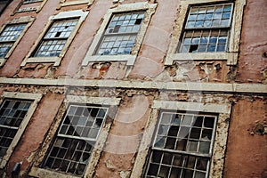 Abandoned building exterior