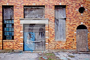 Abandoned building exterior