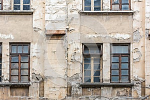 Abandoned Building Facade