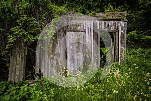 Abandoned Building In Ghost Town